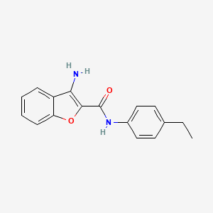 3-amino-N-(4-ethylphenyl)-1-benzofuran-2-carboxamide