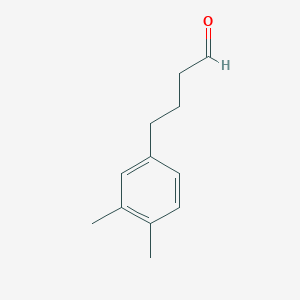 molecular formula C12H16O B1517009 4-(3,4-二甲基苯基)丁醛 CAS No. 1082435-13-9