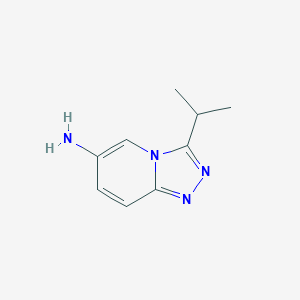 molecular formula C9H12N4 B1517010 3-(Propan-2-yl)-[1,2,4]triazolo[4,3-a]pyridin-6-amine CAS No. 1082428-28-1