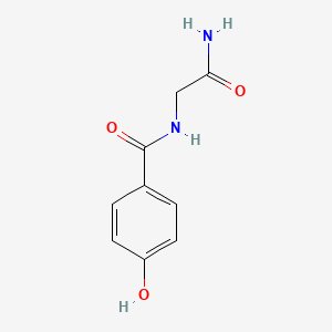 molecular formula C9H10N2O3 B1517025 2-[(4-羟基苯基)甲酰胺]乙酰胺 CAS No. 1019364-95-4