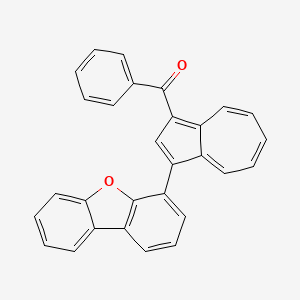 1-Benzoyl-3-(dibenzofuran-4-yl)azulene