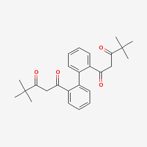 1,1'-([1,1'-Biphenyl]-2,2'-diyl)bis(4,4-dimethylpentane-1,3-dione)