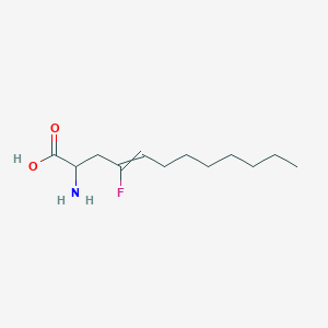 2-Amino-4-fluorododec-4-enoic acid