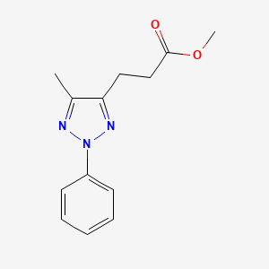 Methyl 3-(5-methyl-2-phenyl-2H-1,2,3-triazol-4-yl)propanoate