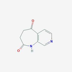 molecular formula C9H8N2O2 B15170429 3,4-Dihydro-1H-pyrido[3,4-B]azepine-2,5-dione CAS No. 887576-77-4