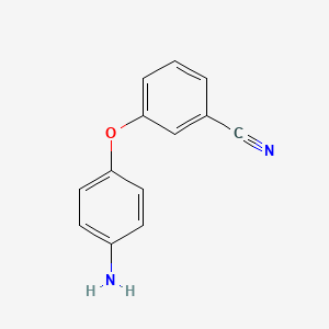 molecular formula C13H10N2O B1517054 3-(4-Aminophenoxy)benzonitrile CAS No. 305801-18-7