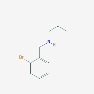 molecular formula C11H16BrN B1517058 [(2-Bromophenyl)methyl](2-methylpropyl)amine CAS No. 1019532-08-1