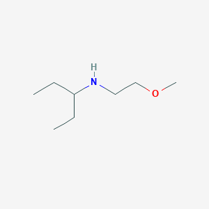 molecular formula C8H19NO B1517059 (2-Methoxyethyl)(pentan-3-yl)amine CAS No. 1019551-00-8