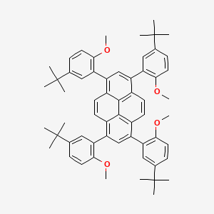 Pyrene, 1,3,6,8-tetrakis[5-(1,1-dimethylethyl)-2-methoxyphenyl]-