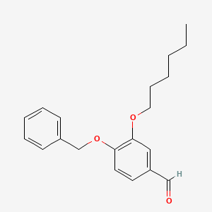 4-(Benzyloxy)-3-(hexyloxy)benzaldehyde