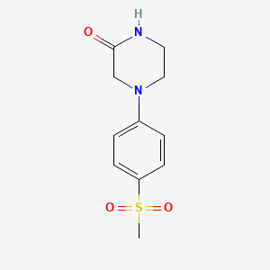 4-[4-(Methanesulfonyl)phenyl]piperazin-2-one