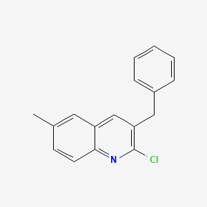 3-Benzyl-2-chloro-6-methylquinoline