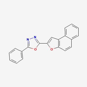 2-(Naphtho[2,1-b]furan-2-yl)-5-phenyl-1,3,4-oxadiazole