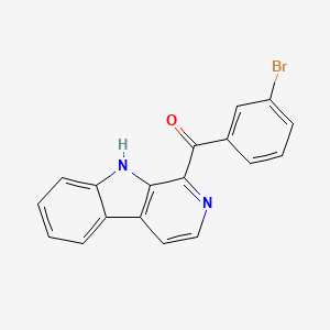 (3-Bromophenyl)(9H-beta-carbolin-1-yl)methanone