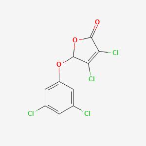 2(5H)-Furanone, 3,4-dichloro-5-(3,5-dichlorophenoxy)-