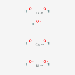 Chromium(3+);cobalt(2+);nickel(2+);heptahydroxide