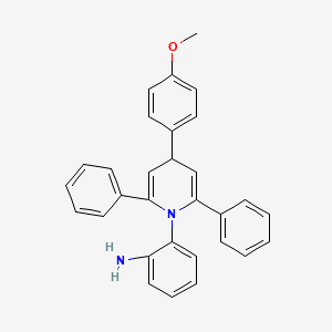 2-[4-(4-Methoxyphenyl)-2,6-diphenylpyridin-1(4H)-yl]aniline