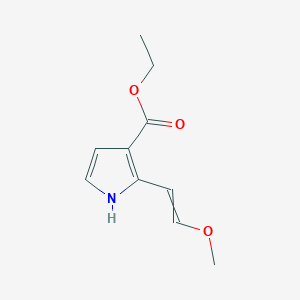 Ethyl 2-(2-methoxyethenyl)-1H-pyrrole-3-carboxylate