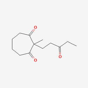 2-Methyl-2-(3-oxopentyl)cycloheptane-1,3-dione