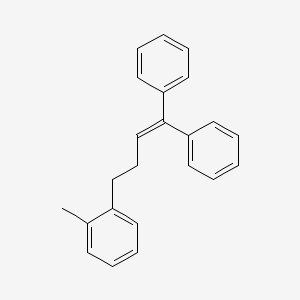 molecular formula C23H22 B15170724 2-(4,4-Diphenyl-3-butenyl)toluene CAS No. 649556-14-9