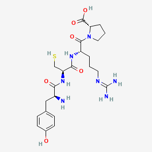 L-Tyrosyl-L-cysteinyl-N~5~-(diaminomethylidene)-L-ornithyl-L-proline