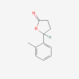 (5S)-5-(2-methylphenyl)oxolan-2-one