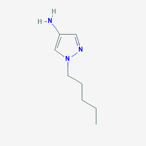 molecular formula C8H15N3 B1517077 1-Pentyl-1H-pyrazol-4-amine CAS No. 1152841-99-0