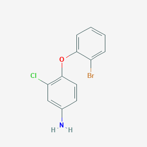 B1517091 4-(2-Bromophenoxy)-3-chloroaniline CAS No. 945006-23-5
