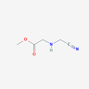 molecular formula C5H8N2O2 B1517093 2-((氰基甲基)氨基)乙酸甲酯 CAS No. 1021072-87-6