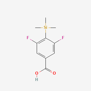 3,5-Difluoro-4-(trimethylsilyl)benzoic acid