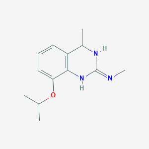 N,4-Dimethyl-8-[(propan-2-yl)oxy]-1,4-dihydroquinazolin-2-amine