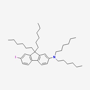 N,N,9,9-Tetrahexyl-7-iodo-9H-fluoren-2-amine