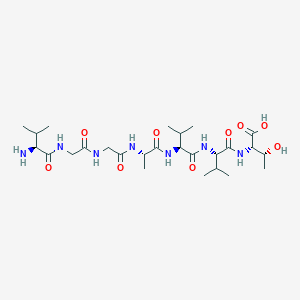 L-Valylglycylglycyl-L-alanyl-L-valyl-L-valyl-L-threonine