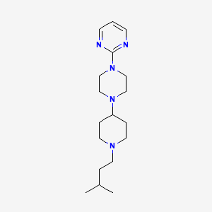 2-{4-[1-(3-Methylbutyl)piperidin-4-yl]piperazin-1-yl}pyrimidine