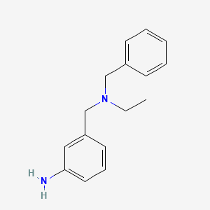 B1517100 3-((Benzyl(ethyl)amino)methyl)aniline CAS No. 1018517-42-4
