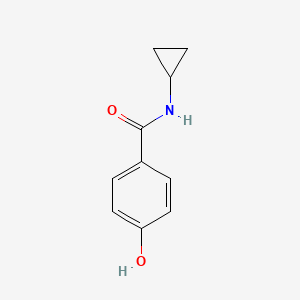 molecular formula C10H11NO2 B1517101 N-环丙基-4-羟基苯甲酰胺 CAS No. 860298-71-1