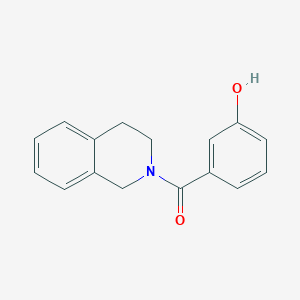 molecular formula C16H15NO2 B1517102 3-(1,2,3,4-四氢异喹啉-2-羰基)苯酚 CAS No. 1019438-49-3