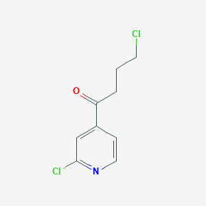 2-Chloro-4-(4-chlorobutyryl)pyridine