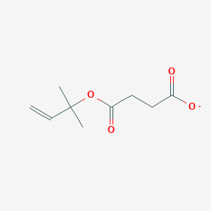 4-[(2-Methylbut-3-en-2-yl)oxy]-4-oxobutanoate