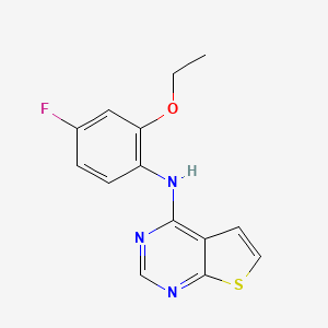 N-(2-Ethoxy-4-fluorophenyl)thieno[2,3-d]pyrimidin-4-amine