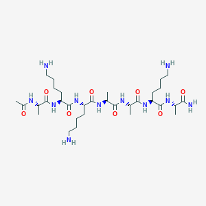 N-Acetyl-L-alanyl-L-lysyl-L-lysyl-L-alanyl-L-alanyl-L-lysyl-L-alaninamide