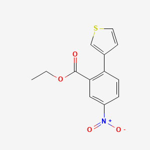 Ethyl 5-nitro-2-(thiophen-3-yl)benzoate