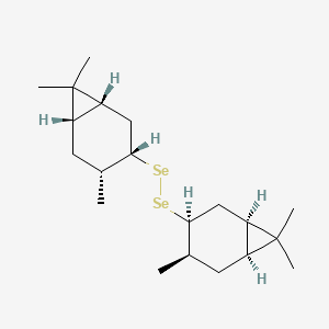 (1S,3R,4S,6R)-3,7,7-trimethyl-4-[[(1R,3S,4R,6S)-4,7,7-trimethyl-3-bicyclo[4.1.0]heptanyl]diselanyl]bicyclo[4.1.0]heptane