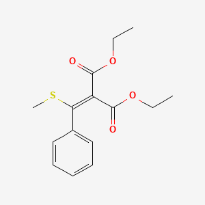 Diethyl [(methylsulfanyl)(phenyl)methylidene]propanedioate