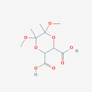 5,6-Dimethoxy-5,6-dimethyl-1,4-dioxane-2,3-dicarboxylic acid