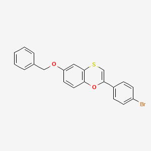 6-(Benzyloxy)-2-(4-bromophenyl)-1,4-benzoxathiine