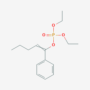 Diethyl 1-phenylpent-1-en-1-yl phosphate