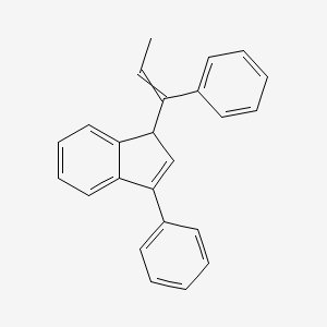 3-Phenyl-1-(1-phenylprop-1-en-1-yl)-1H-indene