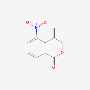 4-Methylidene-5-nitro-3,4-dihydro-1H-2-benzopyran-1-one