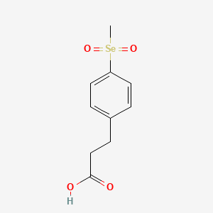 3-[4-(Methaneselenonyl)phenyl]propanoic acid